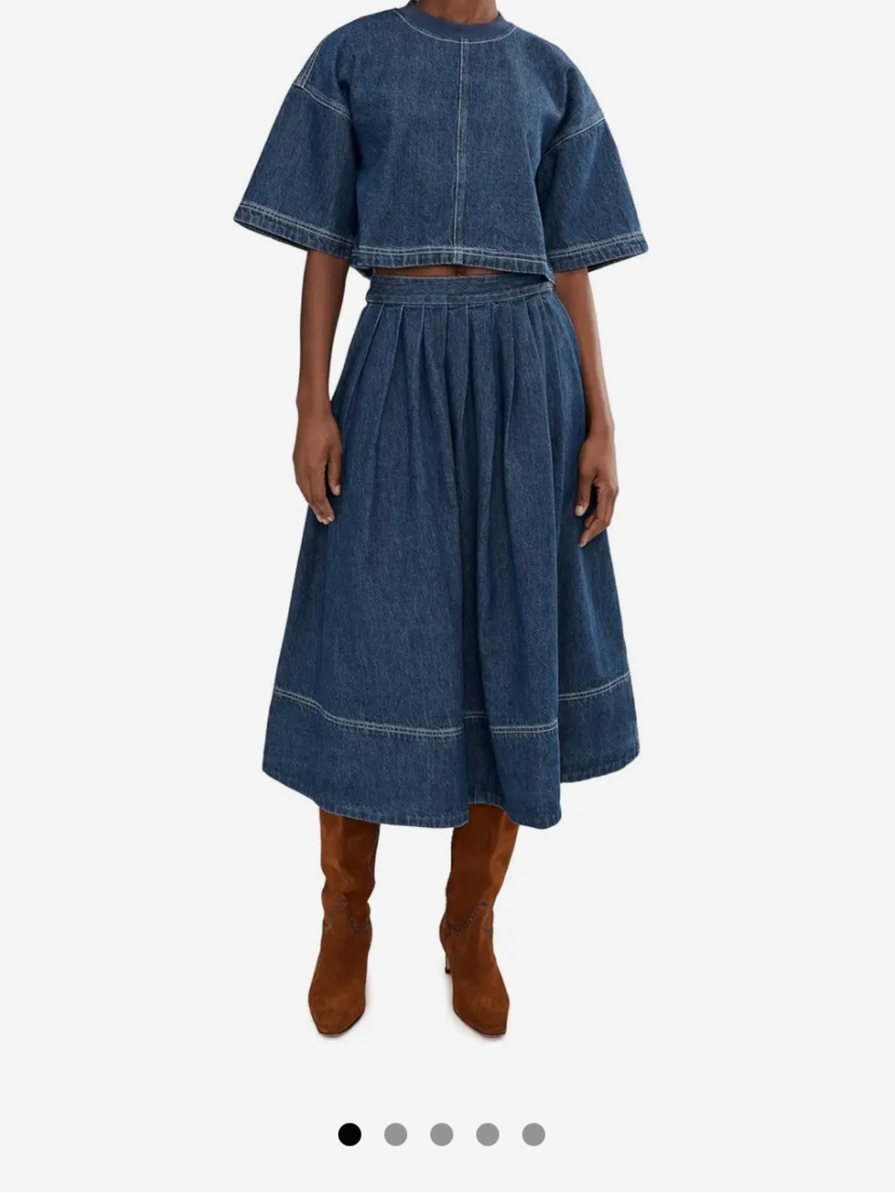 Free People Westley Denim Set